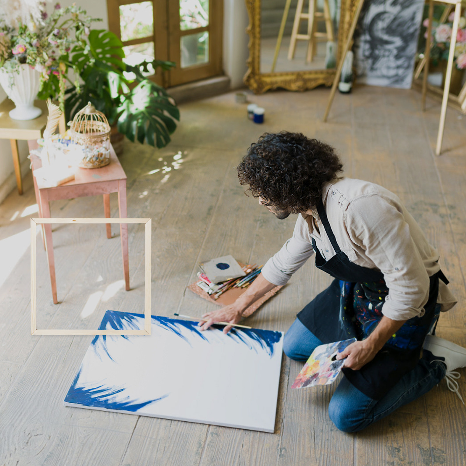 Art Craft Gallery - 50x50cm Solid Wood Canvas Stretcher Bars