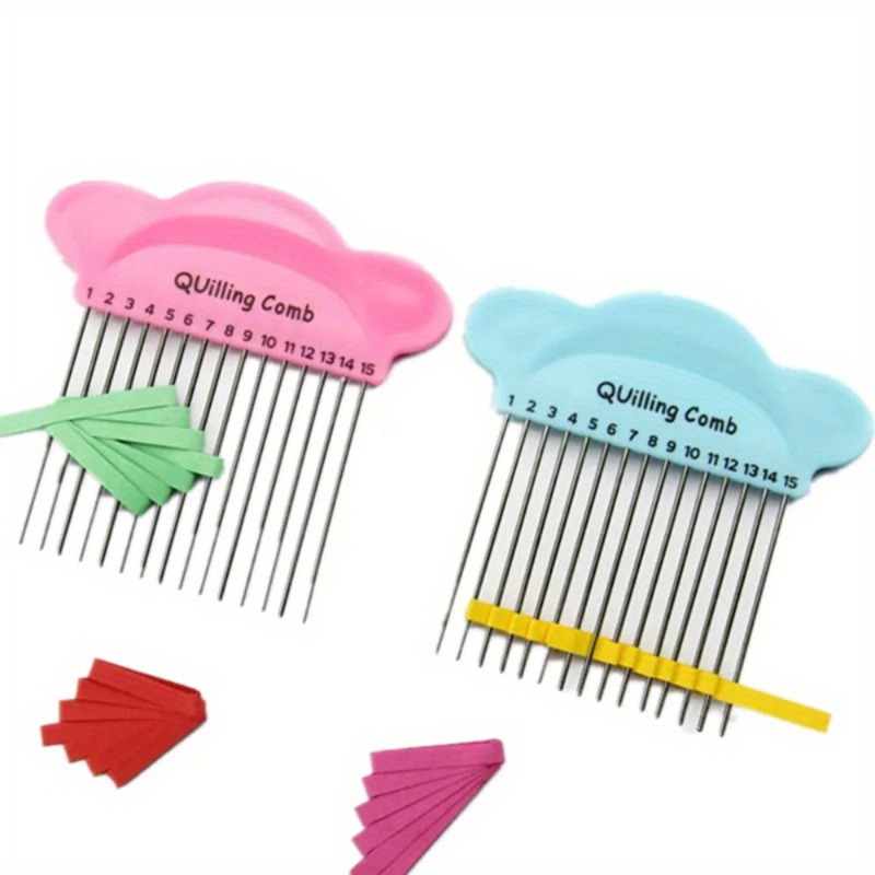 Quilling Paper Strips - 12Pcs Stainless Steel Paper Quilling Comb