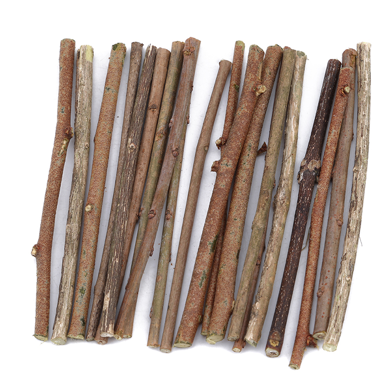 Art Craft Stick - 20PCS Wooden Stick Willow Branch Log