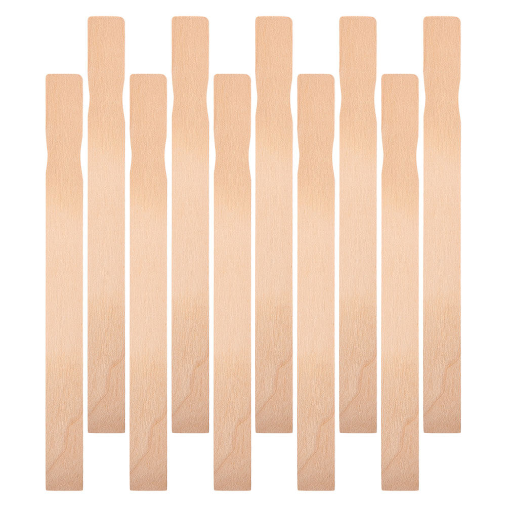 Art Craft Stick - 10Pcs Oil Paint Stirring Sticks Natural