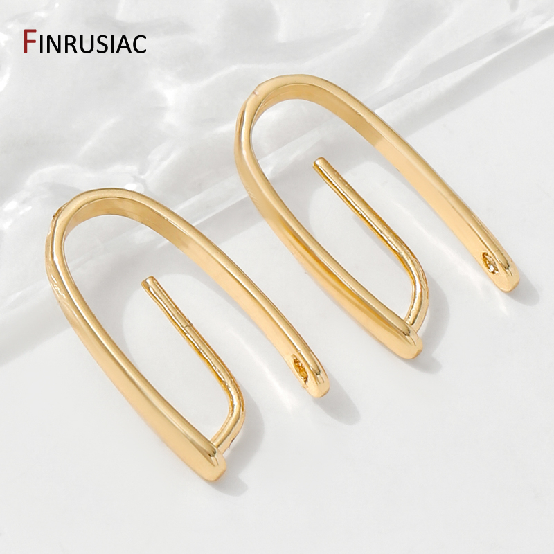 Art Craft Ideas - 14/18K Gold Plated Brass Pendant Clip