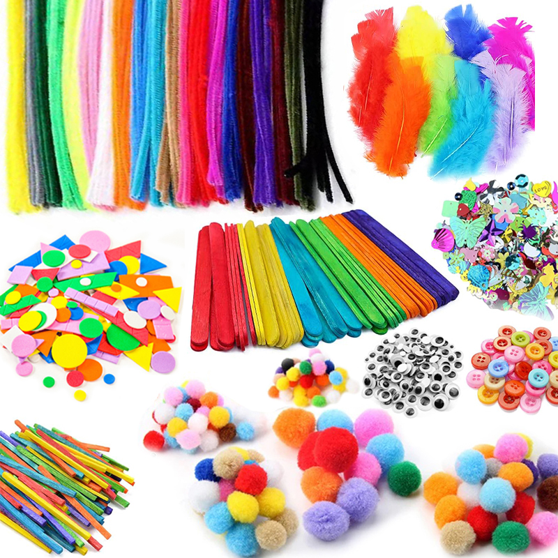 Art Craft Kits For Kids - 1000pcs Kids Crafts Art Supplies Kit