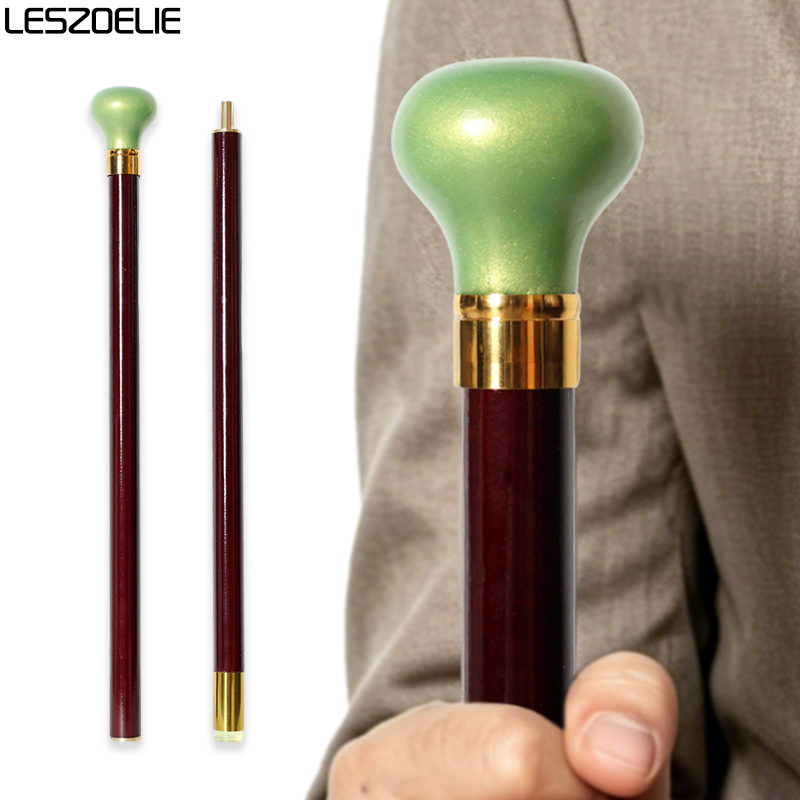 Art Craft Stick - Pearl Mint Green Resin Handle Walking