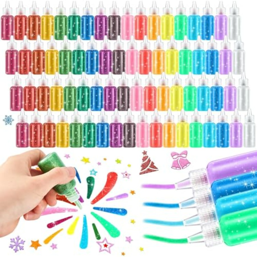 Art Craft Stick - Glitter Glue Colors Washable Art Glitter
