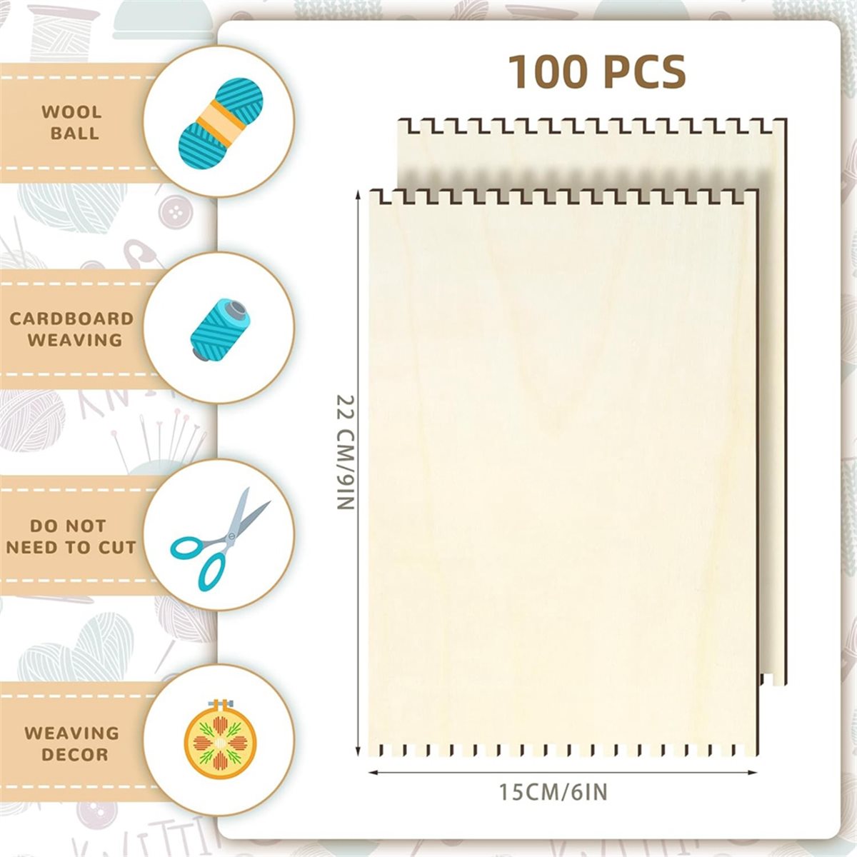 18 Pcs Beginners Wooden Notche - Art Craft Kids のレビューと価格