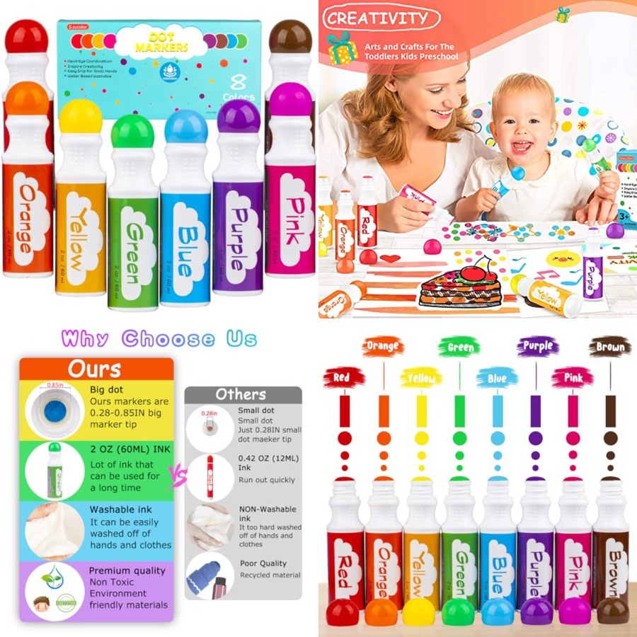 Dot Markers for Toddlers Presc - Art Craft For Preschool のレビューと価格