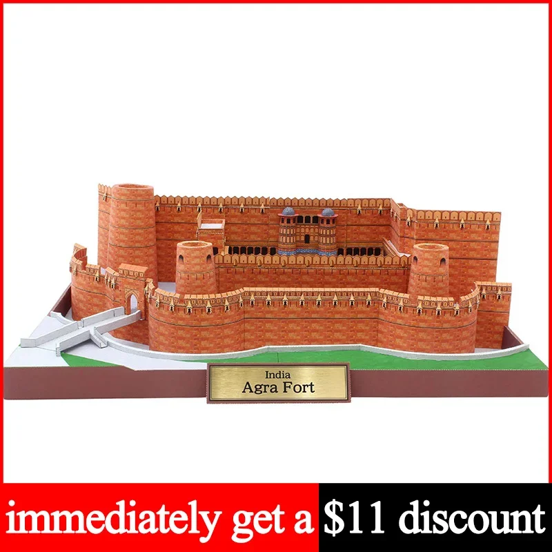 India Agra Fort Realistic Fold - Art Craft India のレビューと価格