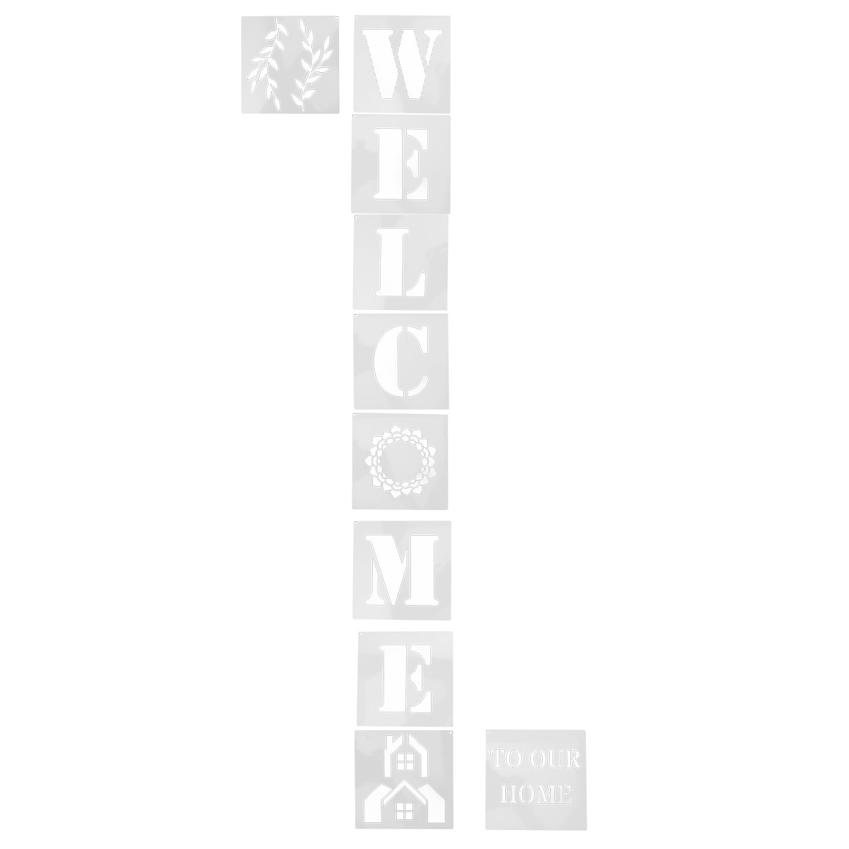 10Pcs Letter Stencils High Qua - Letter S Art Craft のレビューと価格