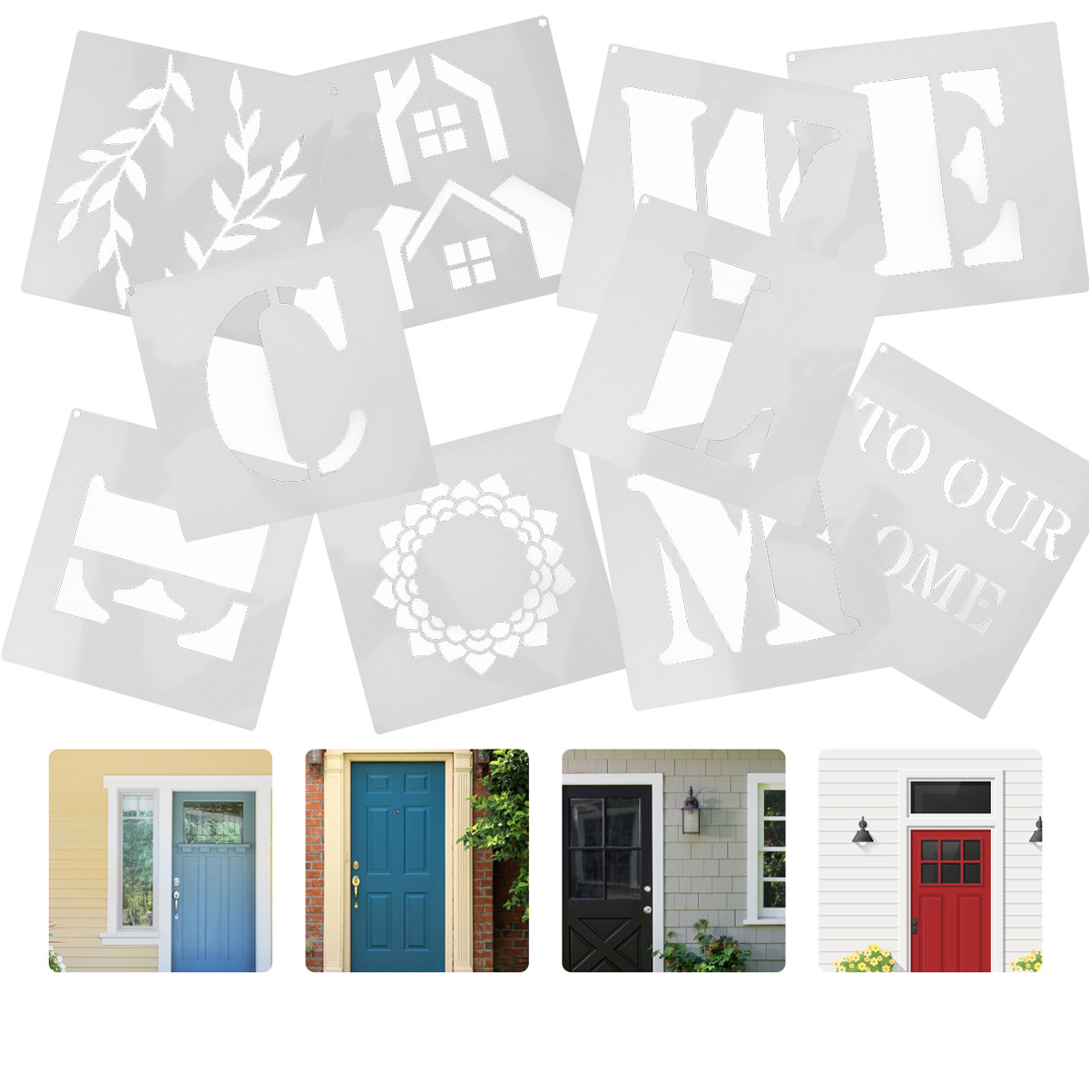 10Pcs Letter Stencils High Qua - Letter S Art Craft のレビューと価格