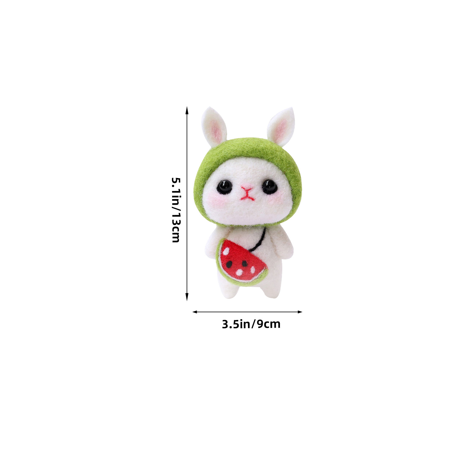 Wool Felting DIY Kit Cartoon R - Art Craft Rabbit のレビューと価格