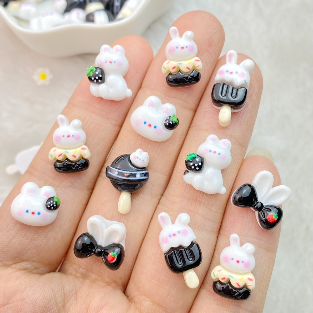 20Pcs Mixed Nail Art Resin Car - Art Craft Rabbit のレビューと価格