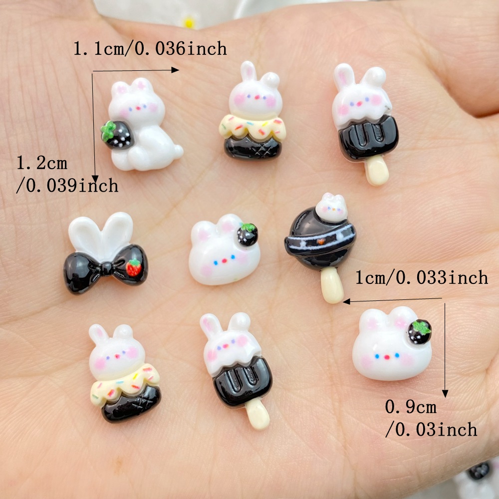 20Pcs Mixed Nail Art Resin Car - Art Craft Rabbit のレビューと価格