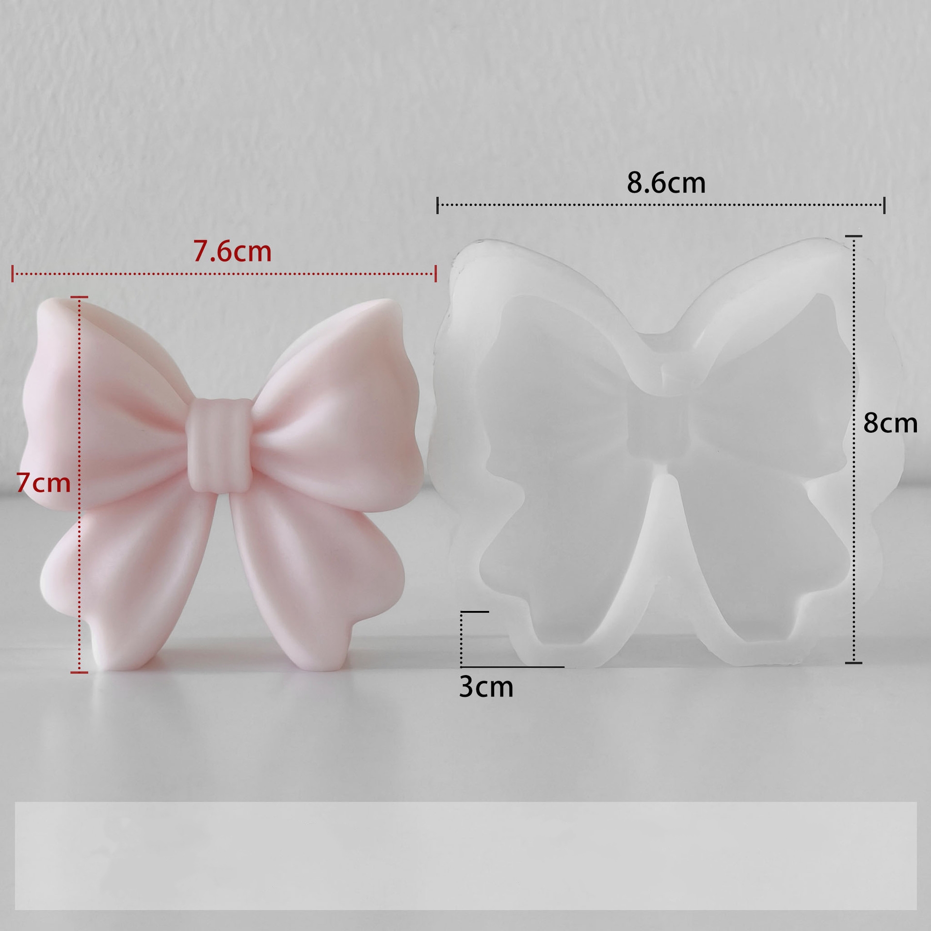 Bowtie Candle Mold Heat-Resist - Art Craft Show のレビューと価格