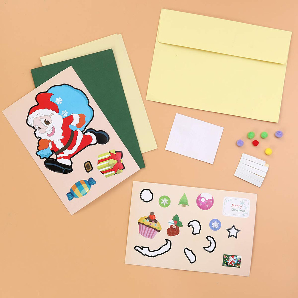 6 Pack DIY Christmas Card Kits - Art Craft For Kindergarten のレビューと価格