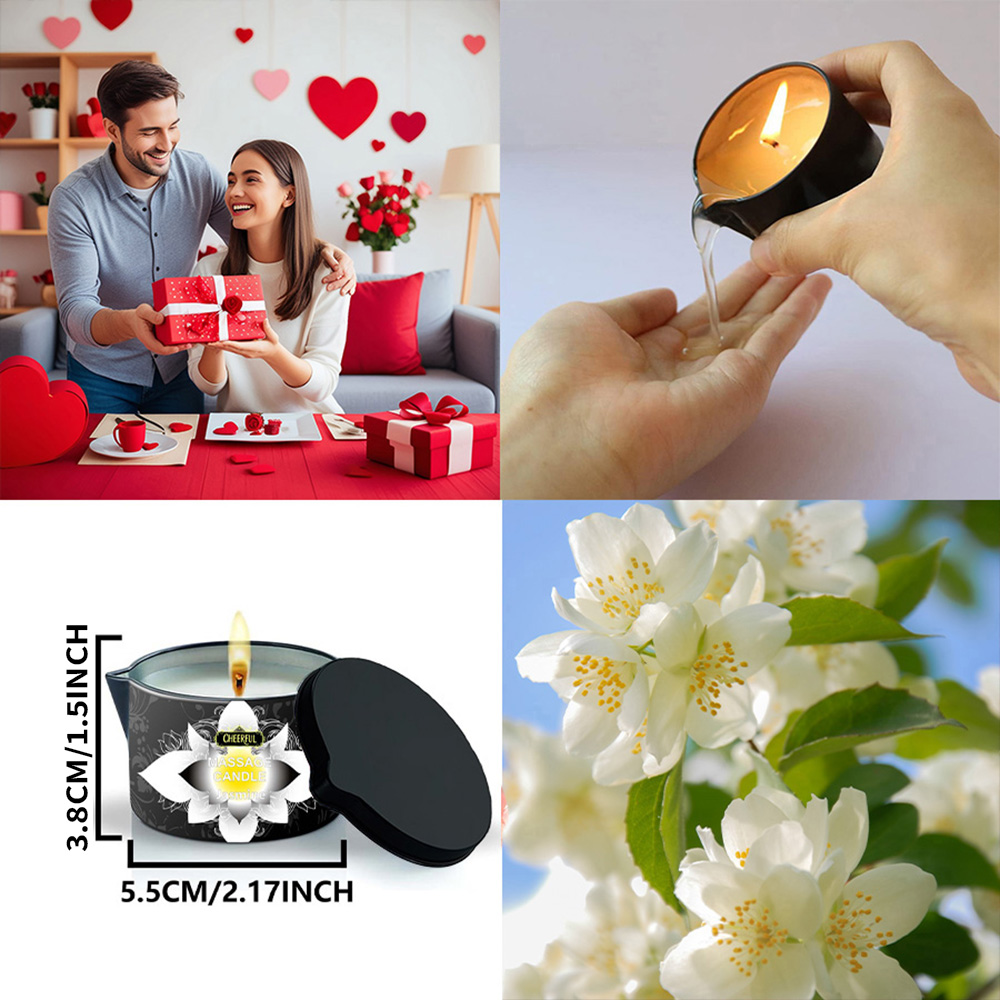Jasmine Massage Oil Candle, Na - Soy Candle Fragrance Oil のレビューと価格