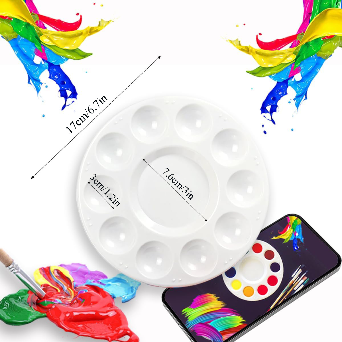 12pcs Plastic Art Palette Tray - Art Craft For Kindergarten のレビューと価格