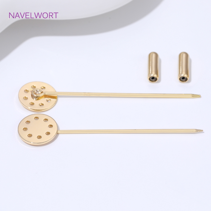 14K Gold Plated Long Brooch Sa - Art Craft Ideas のレビューと価格