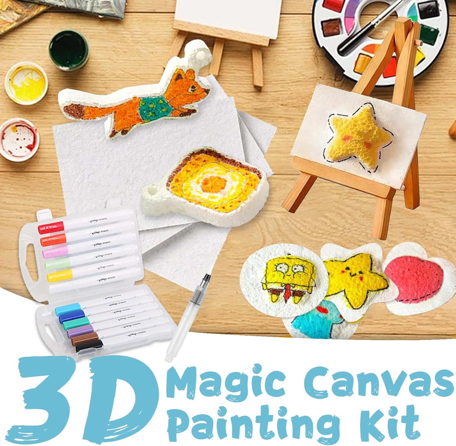 3D Puffy Foam Texture Painting - Art Craft Kids のレビューと価格
