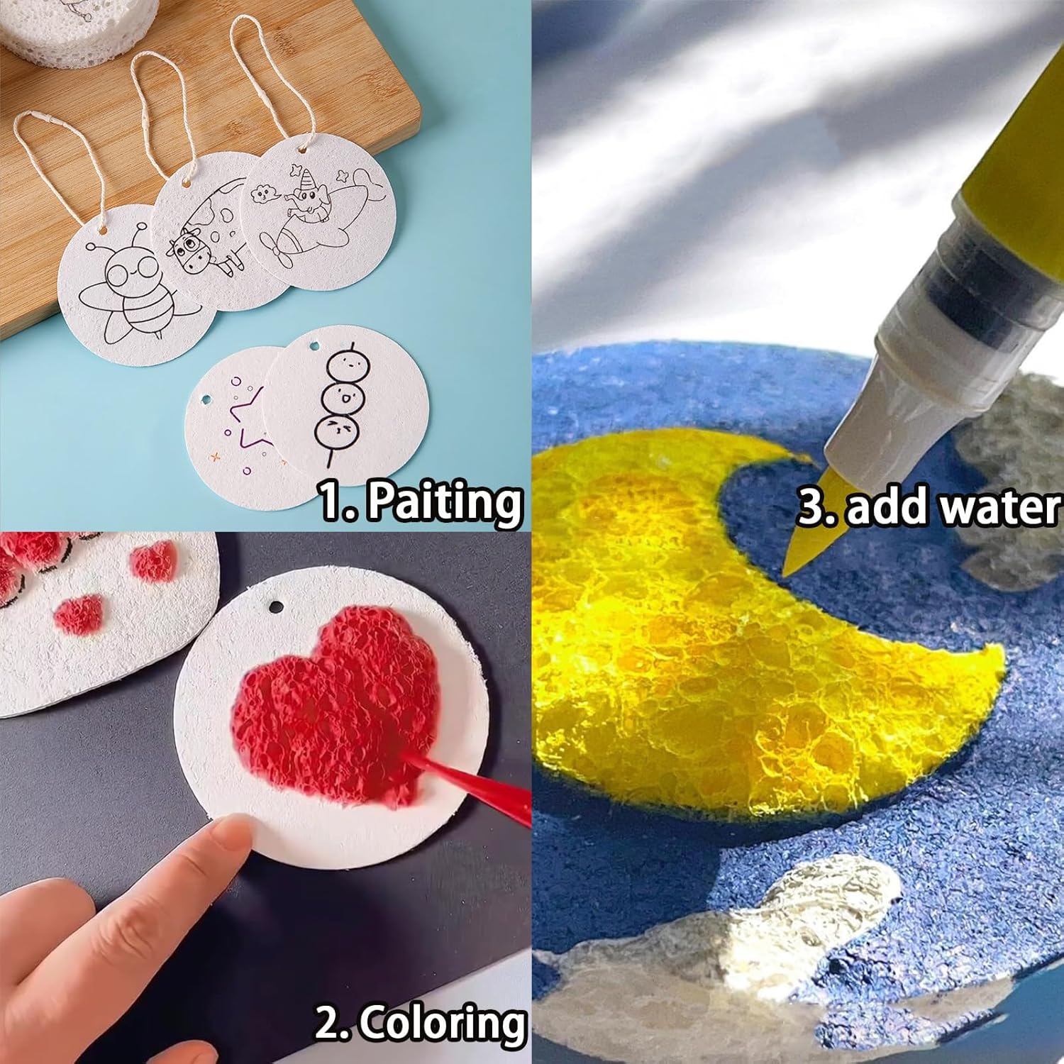 3D Puffy Foam Texture Painting - Art Craft Kids のレビューと価格