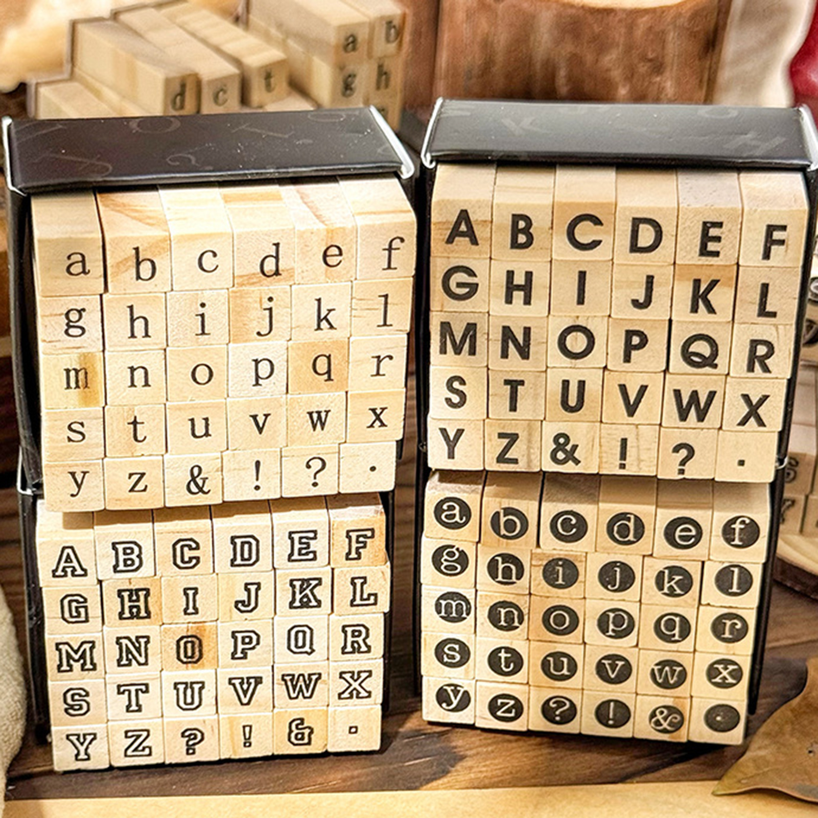 Creative Alphabet Wood Stamps  - Art Craft Show のレビューと価格