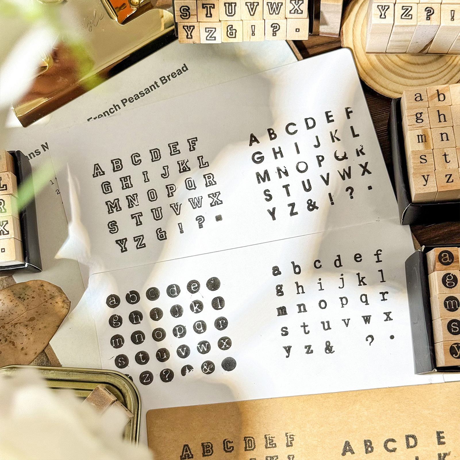 Creative Alphabet Wood Stamps  - Art Craft Show のレビューと価格