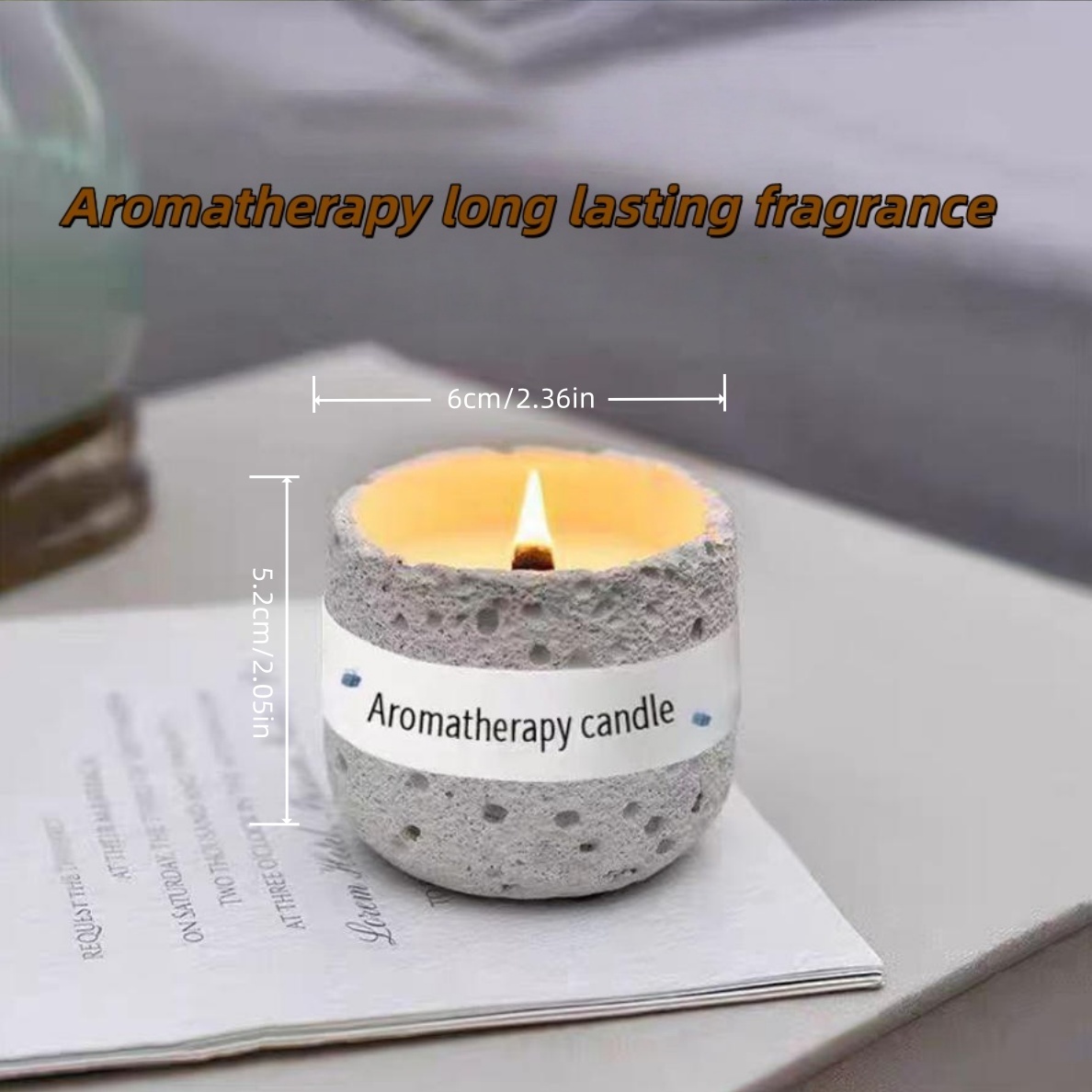 Nordic style color gypsum cup  - Soy Candle Fragrance Oil のレビューと価格