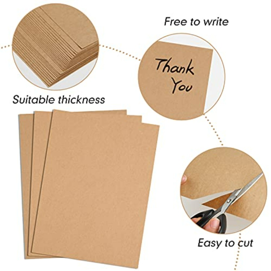 60 Sheets Kraft Paper 8.5 x 11 - Letter S Art Craft のレビューと価格
