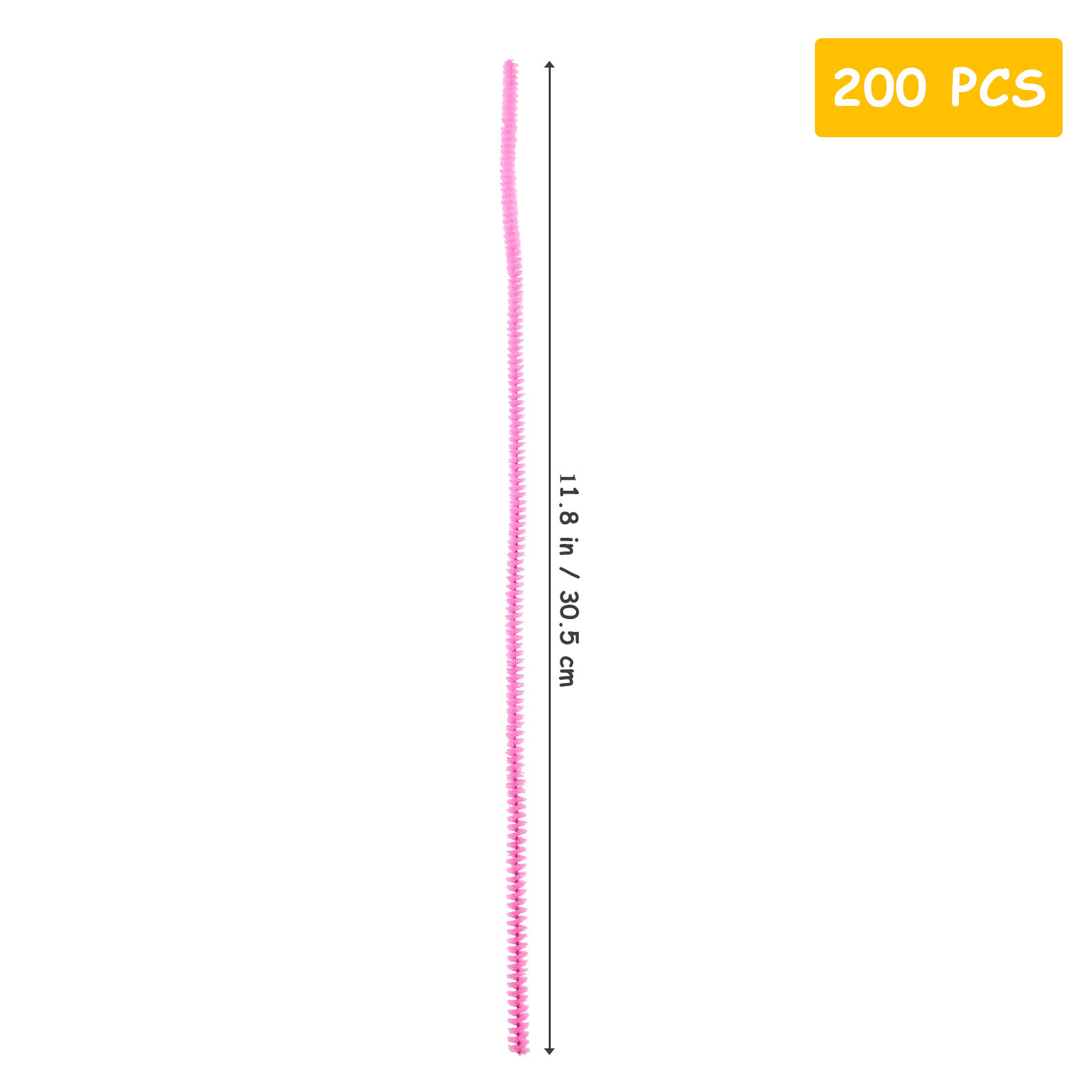 200Pcs Chenille Stems Colored  - Art Craft Stick のレビューと価格