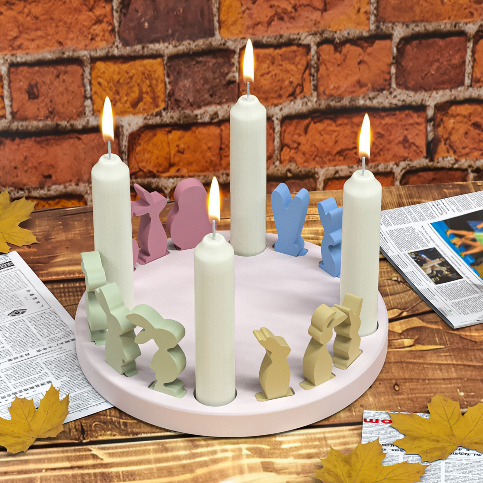 Hollow House Rabbit Candle Hol - Art Craft Rabbit のレビューと価格