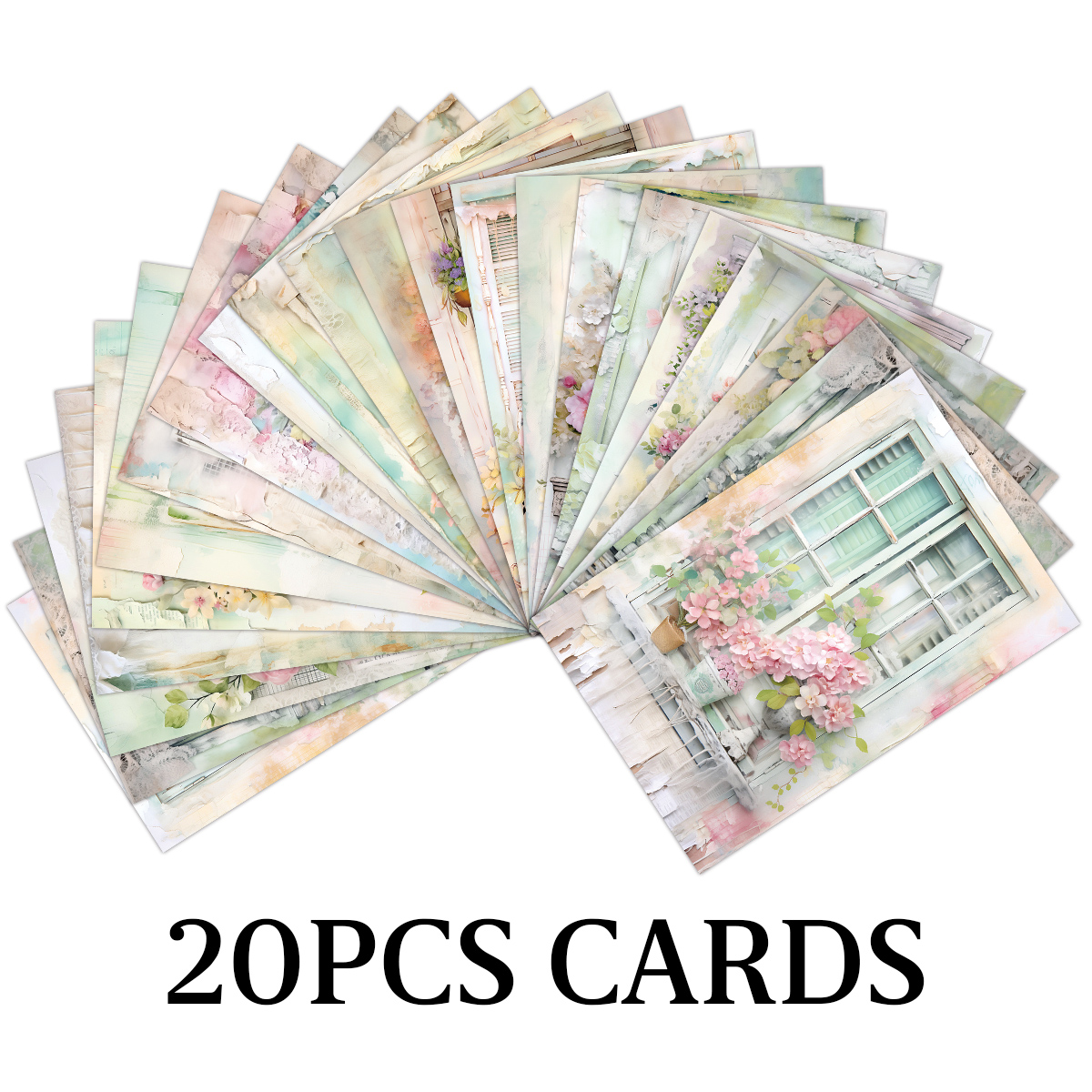 20pcs Vintage Floral Art Colla - Art Craft Gallery のレビューと価格