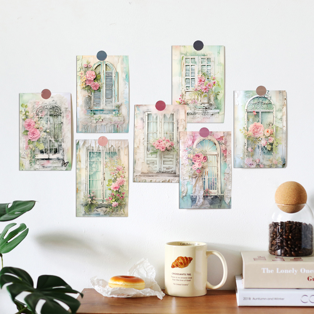 20pcs Vintage Floral Art Colla - Art Craft Gallery のレビューと価格