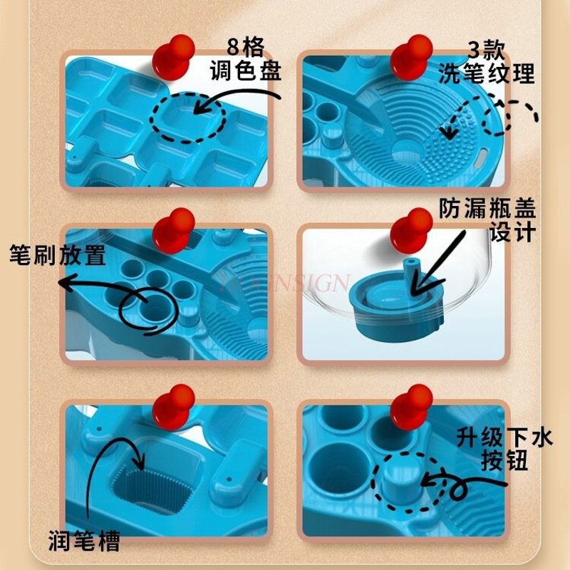 1set Brush cleaner, brush pigm - Watercolor Brush Pen のレビューと価格