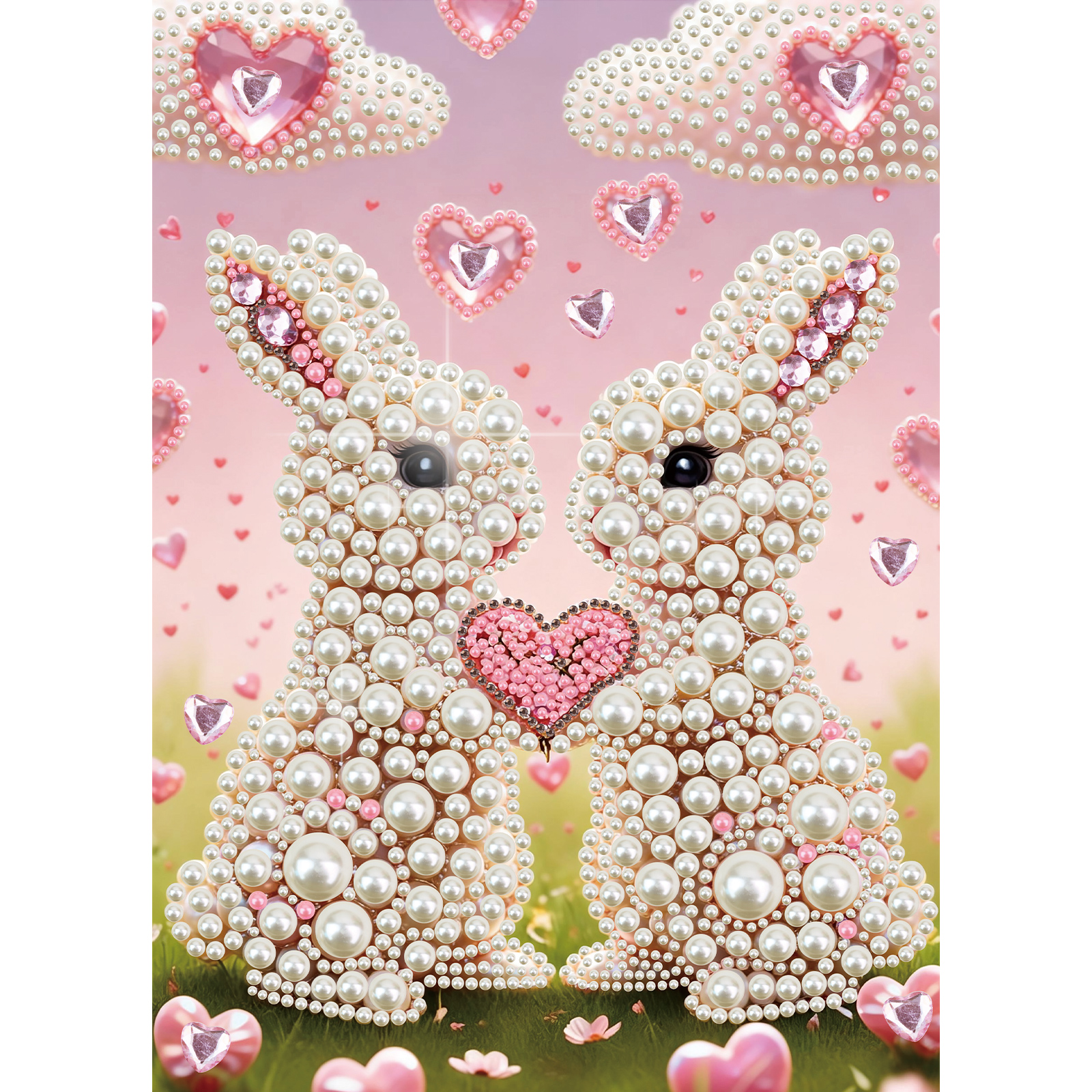 DIY Pearl Diamond Art Painting - Art Craft Rabbit のレビューと価格