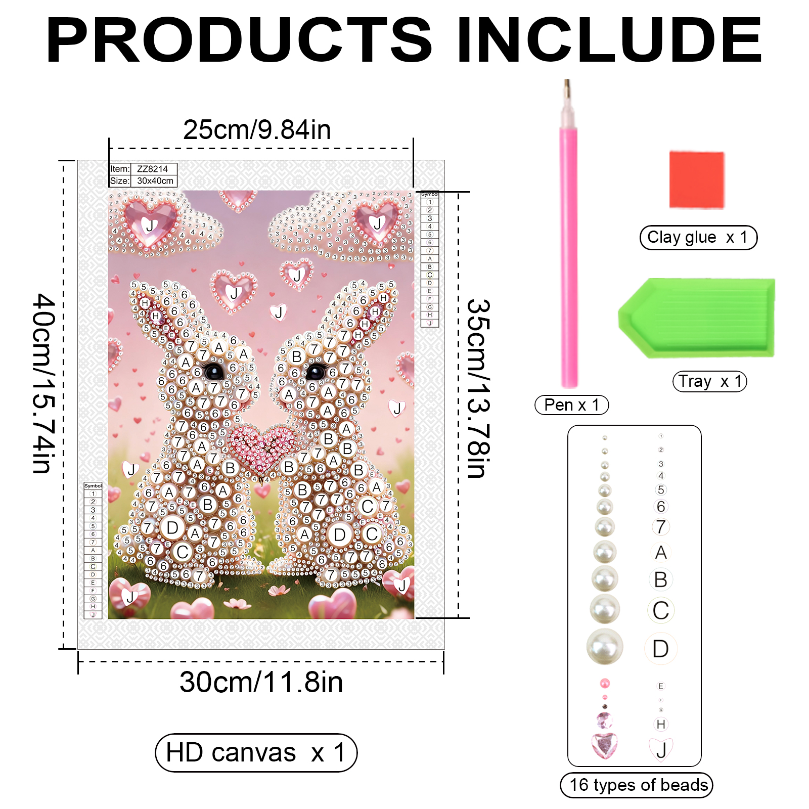 DIY Pearl Diamond Art Painting - Art Craft Rabbit のレビューと価格