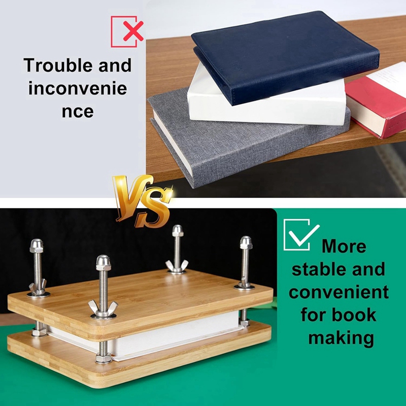 Book Bookbinding, Wooden Bambo - Bookbinding Supply Kit のレビューと価格
