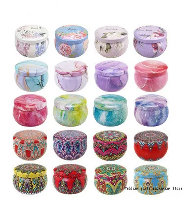 New Scented Candle Tin Jar Por - Soy Candle Fragrance Oil のレビューと価格