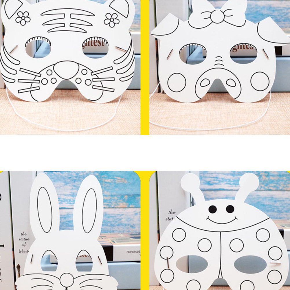 10Pcs Paper Mask Craft Kit Kid - Art Craft Kits For Kids のレビューと価格