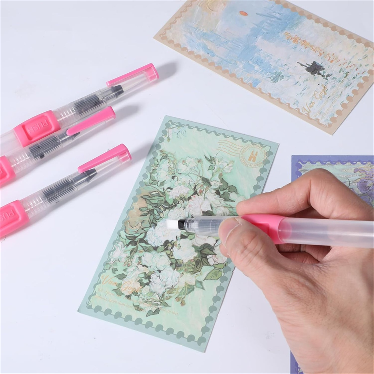 AA98 6Pcs Brushes for Painting - Watercolor Brush Pen のレビューと価格