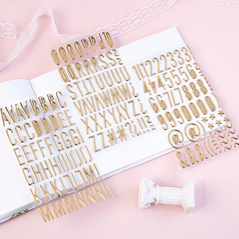 3D Gold Letter & Number Sticke - Letter S Art Craft のレビューと価格