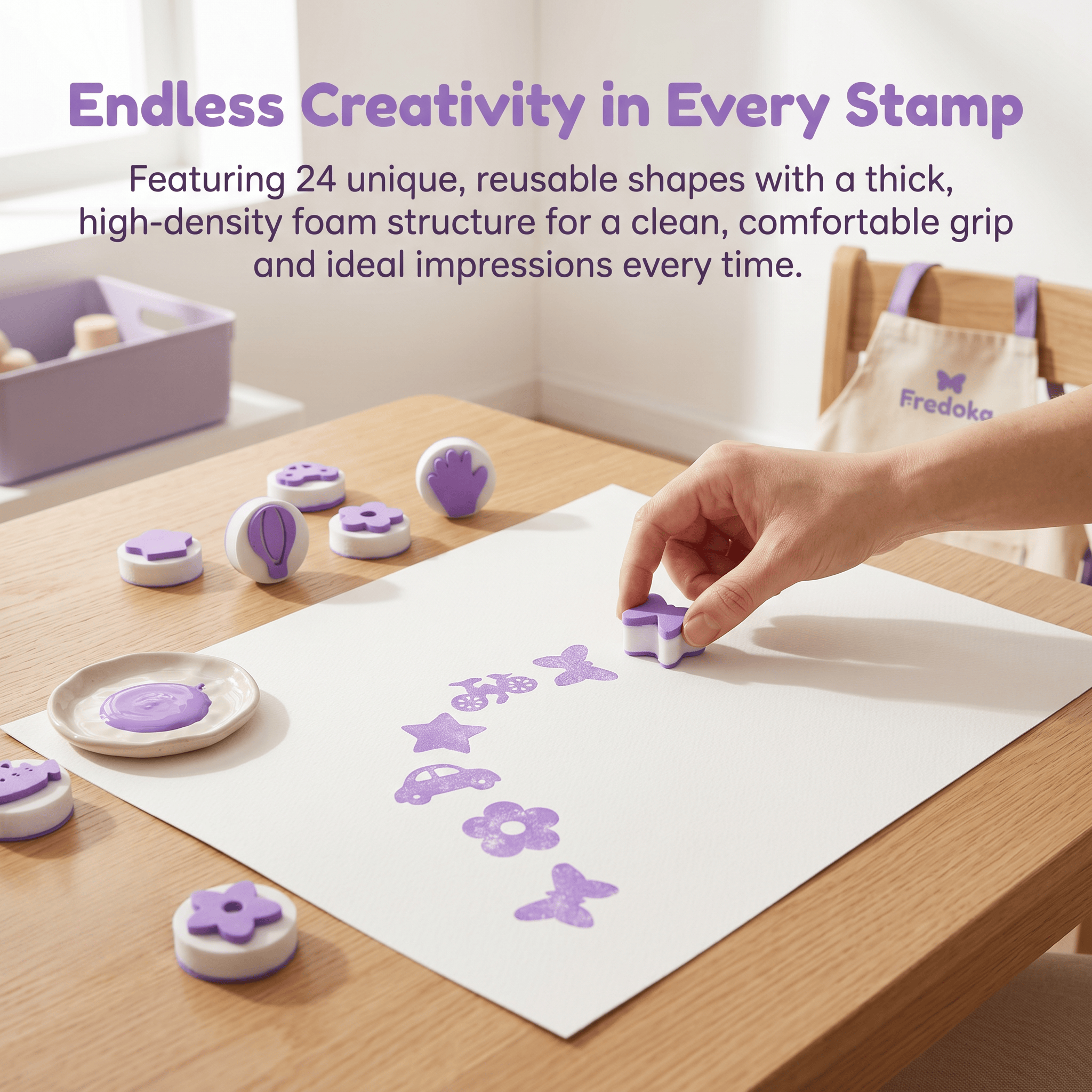 24Pcs EVA Foam Stamp Set, Non- - Art Craft Stick のレビューと価格