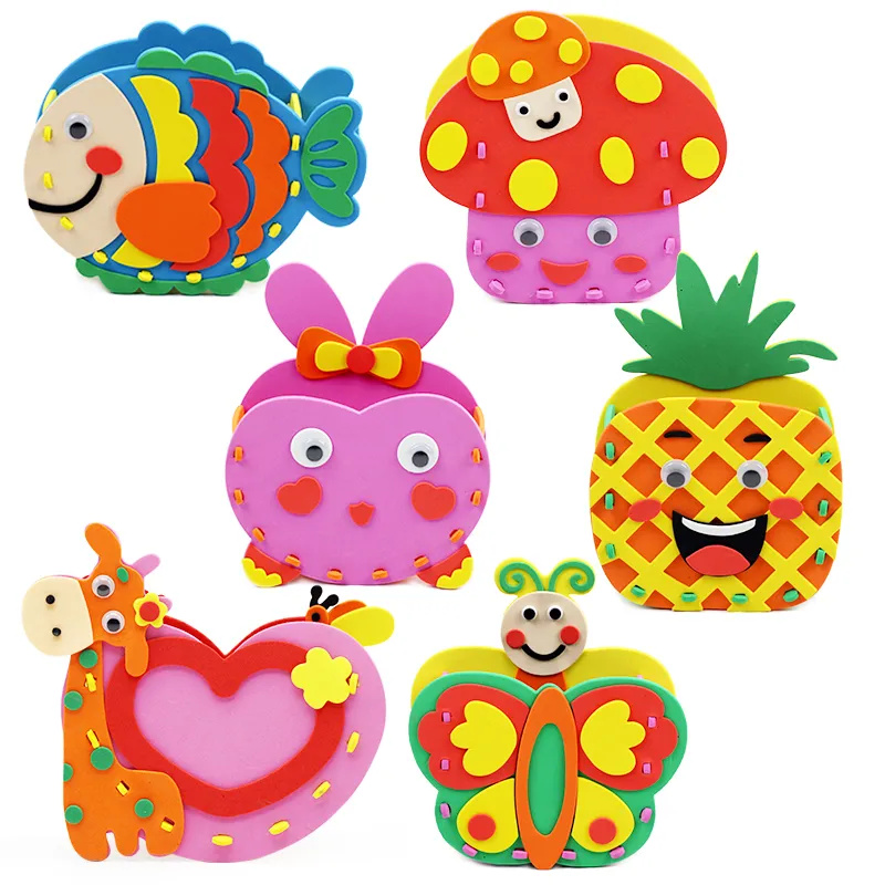 2pcs DIY Cartoon Pen Container - Art Craft For Kindergarten のレビューと価格