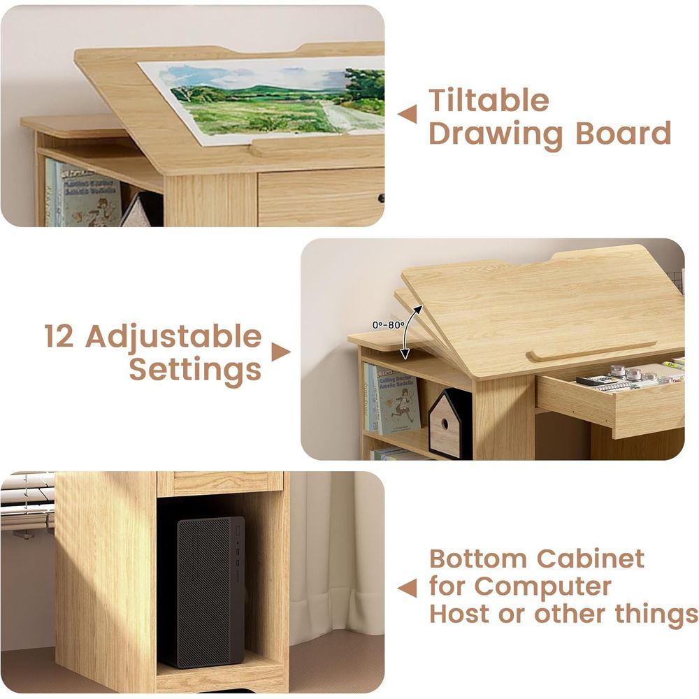 Adjustable Desk with Storage,  - Art & Craft Voucher Code のレビューと価格