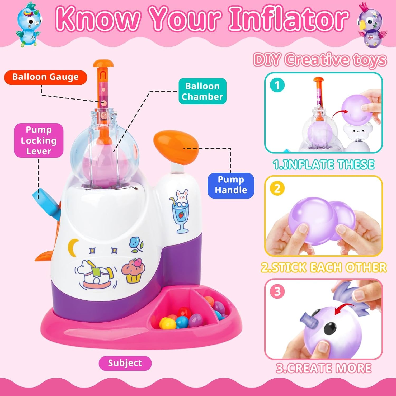 DIY Balloon Animal Kit with Pu - Art Craft Kits For Kids のレビューと価格