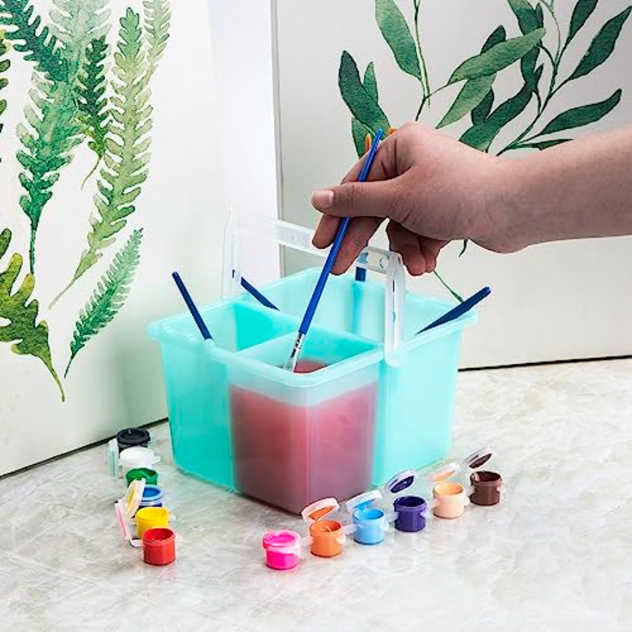 Brush Washing Bucket, Plastic  - Watercolor Brush Pen のレビューと価格