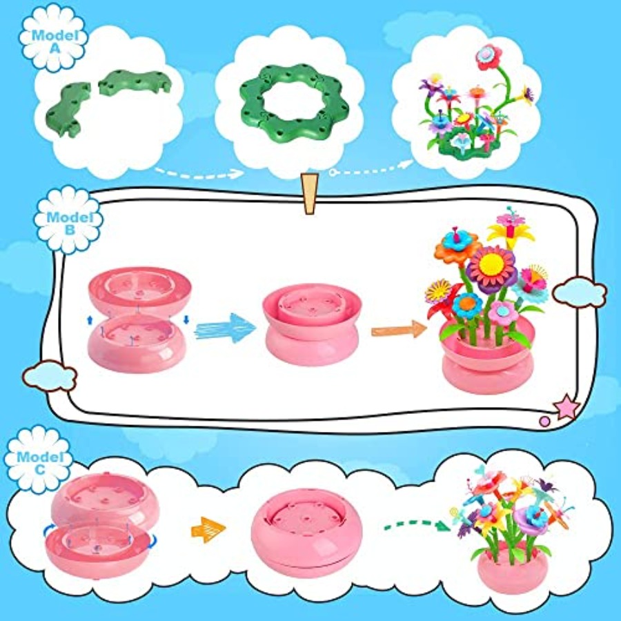 Flower Building Toy Set for Gi - Art Craft Building のレビューと価格