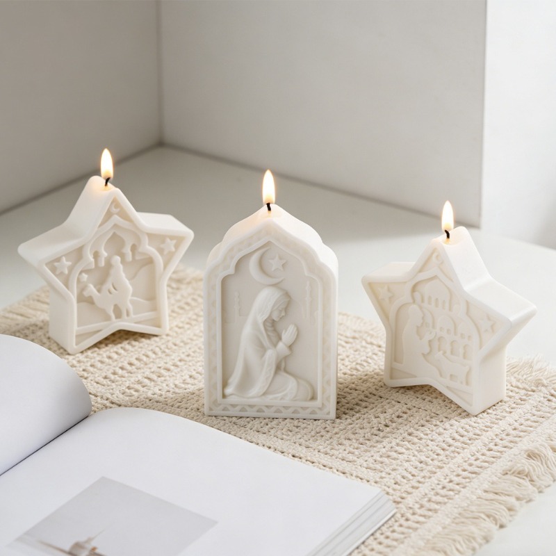 mosque candle mold soft star m - Art Craft Show のレビューと価格