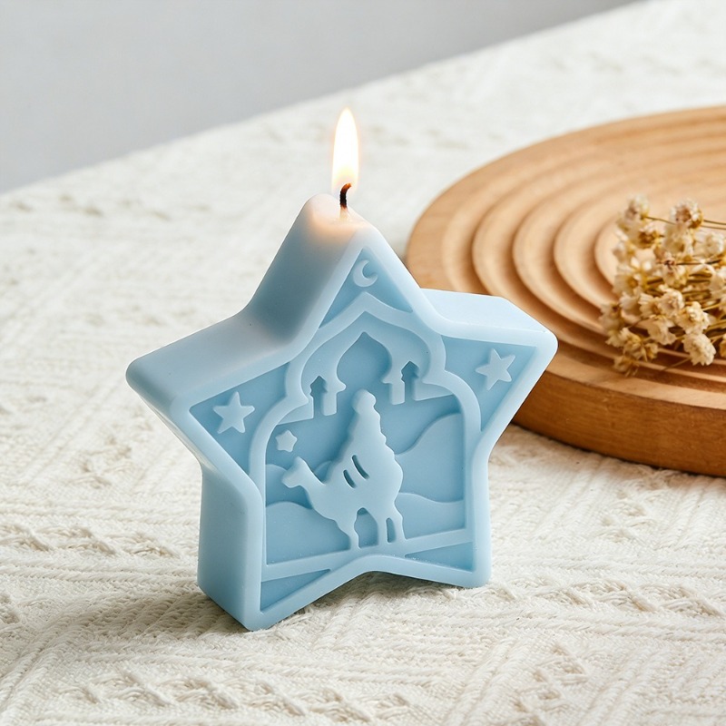 mosque candle mold soft star m - Art Craft Show のレビューと価格