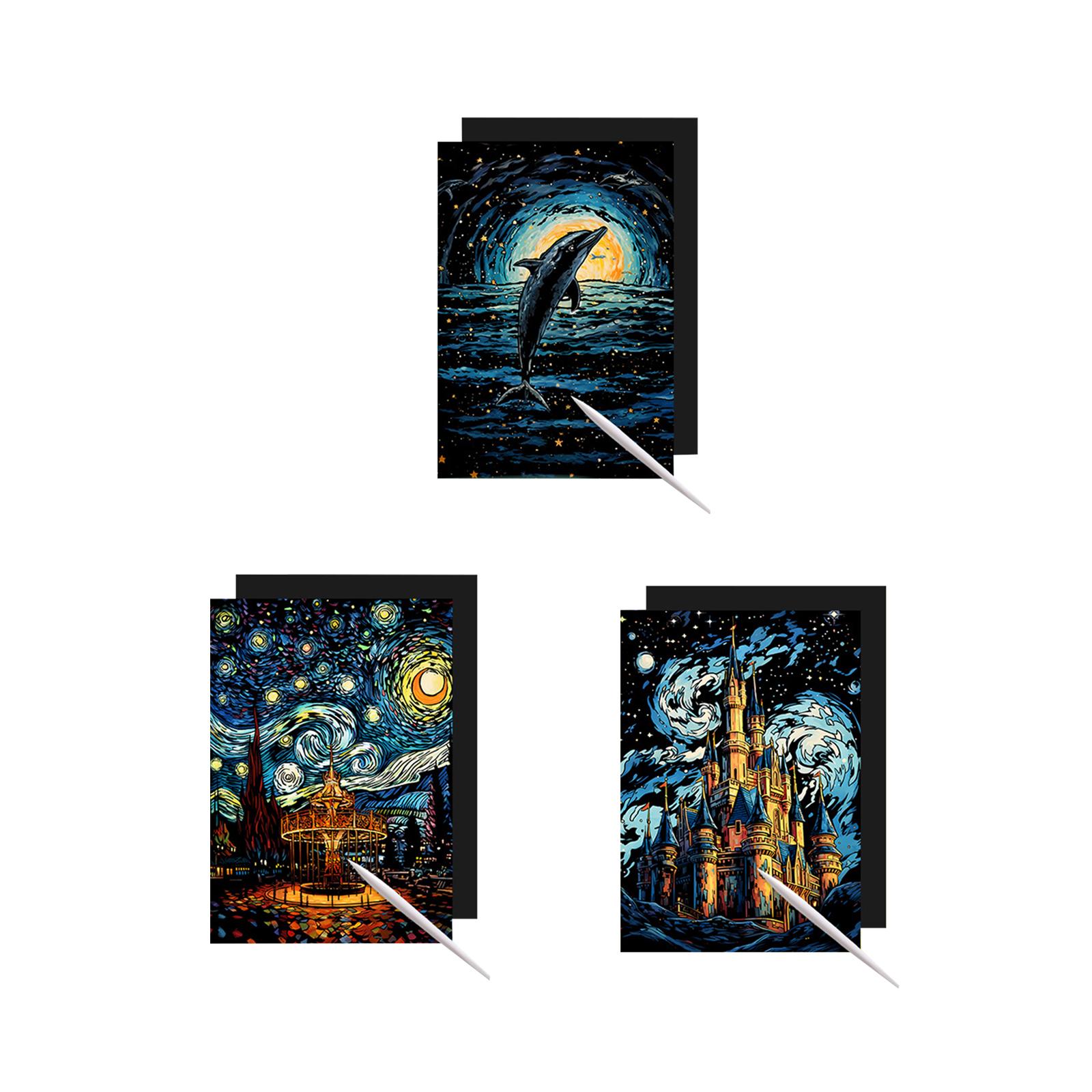 Scratch Paper Art Set Children - Art Craft Show のレビューと価格