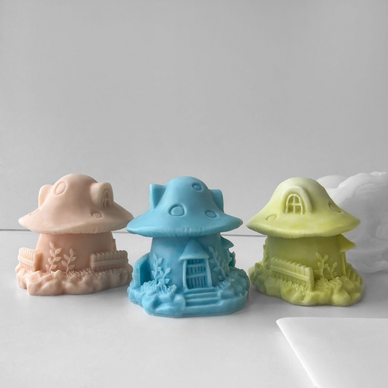 3D Mushroom House Silicone Mol - Art Craft Show のレビューと価格