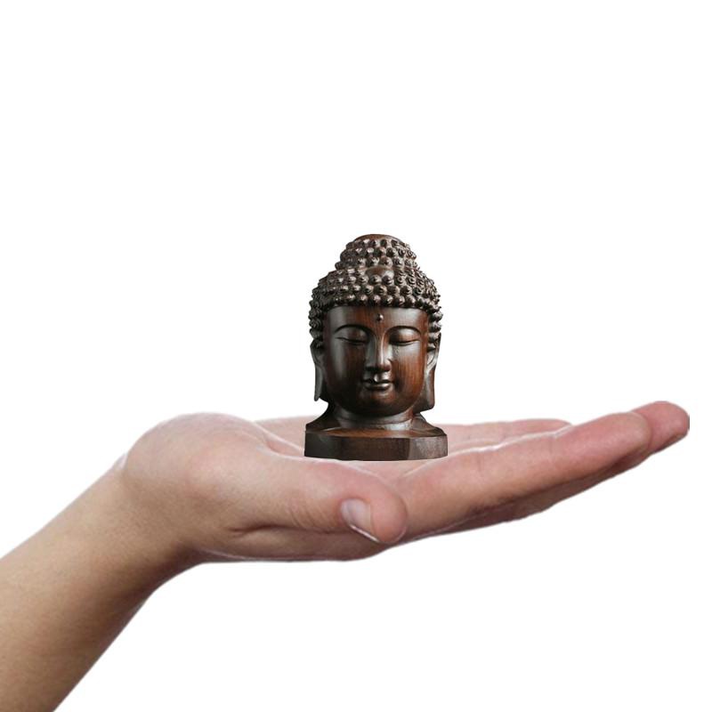 1/2pcs Wooden Sakyamuni Statue - Art Craft India のレビューと価格